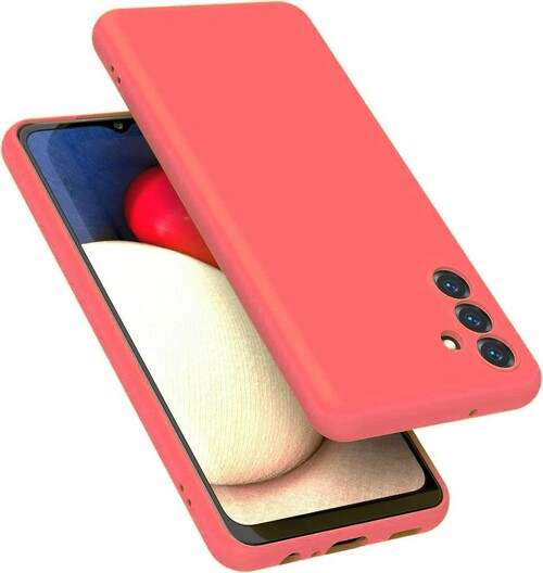 Накладка Samsung A14 светло-розовый Silicone Case Full без лого