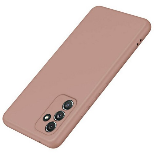 Накладка Samsung A54 бежевый Silicone Case Full без лого