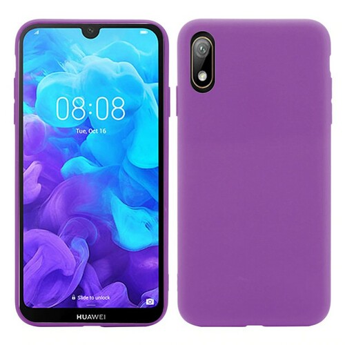 Накладка Huawei Honor 8S/8S Prime/Y5 2019 сиреневый Silicone Case Full без лого