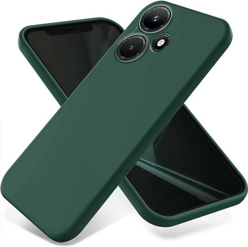 Накладка Infinix Hot 30i хаки Silicone Case Full без лого