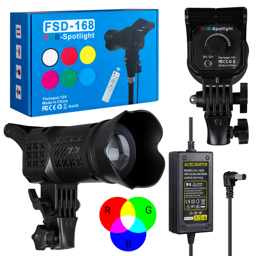 Светильник студийный RGB-spotlight FSD-168