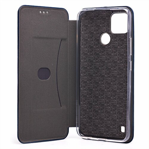 Чехол-книжка Realme C21Y/C25Y темно-синий горизонтальный Nice Case - 5