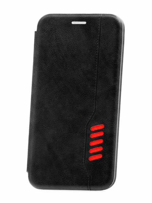 Чехол-книжка Samsung A01/M01 черный горизонтальный Kruche Open Book 1 - 8