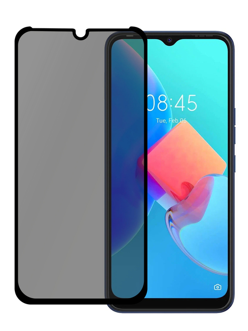 Защитное стекло Xiaomi Poco C50/Poco C51/M4/M5/Redmi A1/A1+/A2/A2+ черный FullGlue антишпион PERO - 2