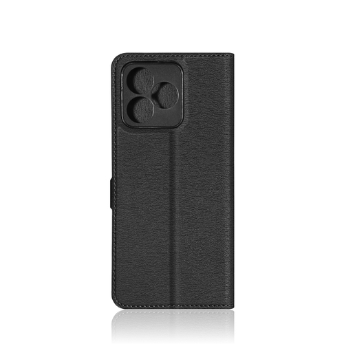 Чехол-книжка Realme C51/C53/Narzo N53/Note 50 черный горизонтальный DF - 2