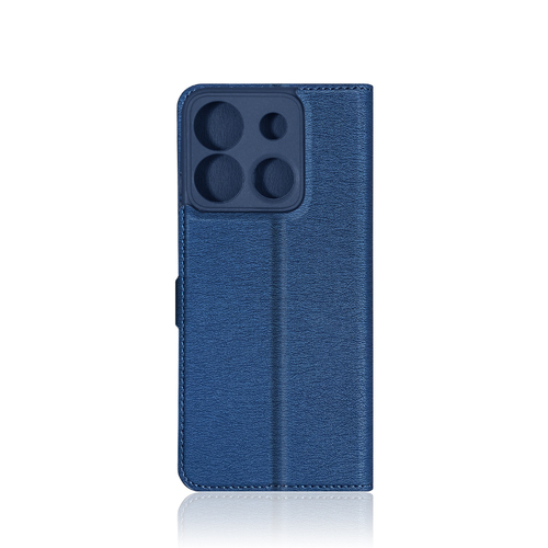 Чехол-книжка Infinix Smart 7 Plus синий горизонтальный DF - 2