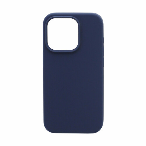 Накладка Apple iPhone 15 Pro темно-синий Silicone Case Full без лого