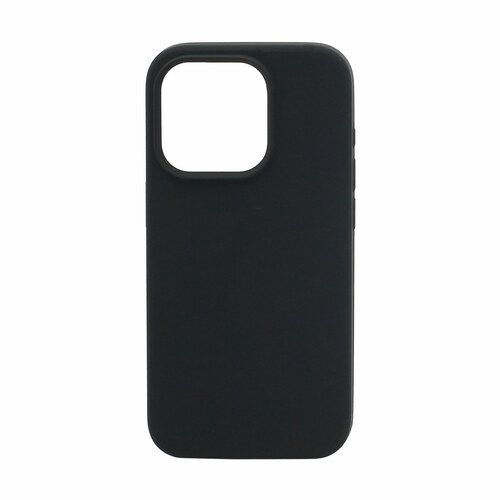 Накладка Apple iPhone 15 Pro черный Silicone Case Full без лого