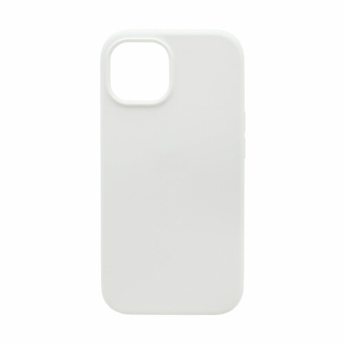 Накладка Apple iPhone 15 белый Silicone Case Full без лого