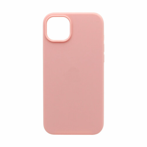 Накладка Apple iPhone 15 Plus розовый Silicone Case Full без лого