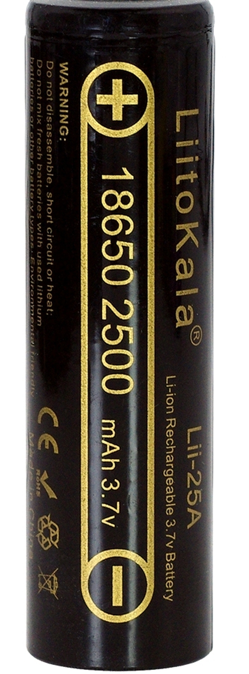 Аккумуляторы LiitoKala Lii-25A 18650 2500mAh Li-Ion