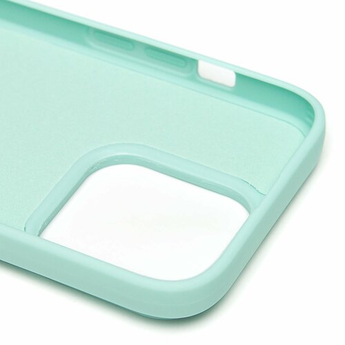 Накладка Apple iPhone 14 Pro мятный Silicone Case Full без лого - 7