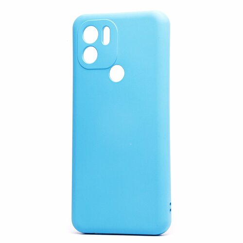 Накладка Xiaomi Poco C50/C51/Redmi A1+/A2+ голубой Silicone Case Full без лого - 2