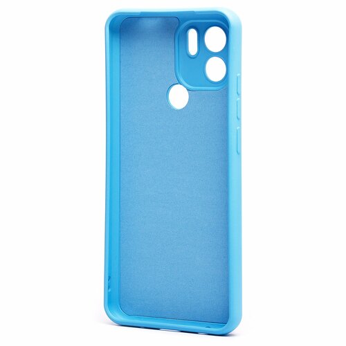 Накладка Xiaomi Poco C50/C51/Redmi A1+/A2+ голубой Silicone Case Full без лого - 3