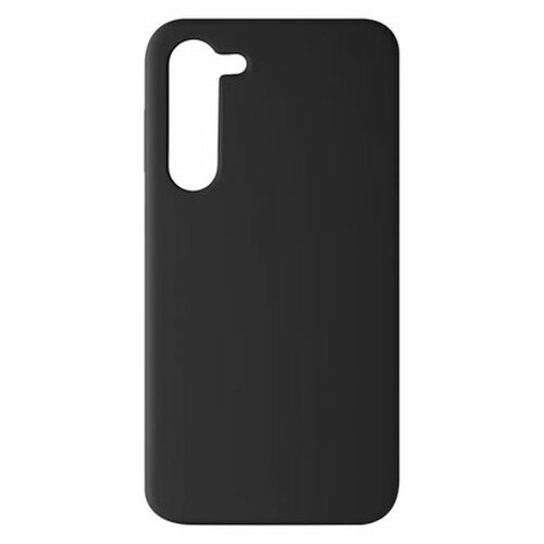 Накладка Samsung S23 Plus черный с защитой камеры силикон iBox Однотонный Case