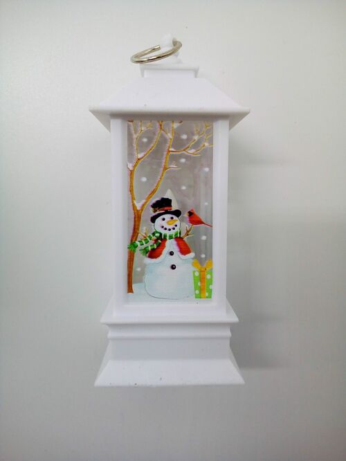 Сувениры новогодний Подвесной фонарик шестиугольник - 4