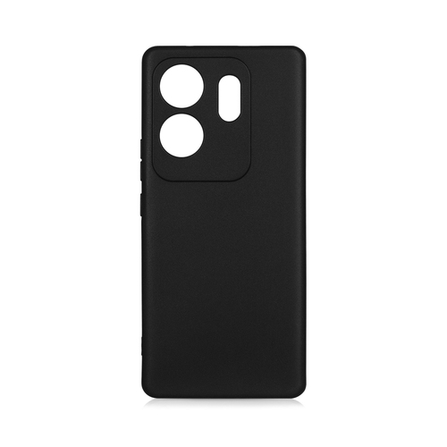 Накладка Infinix Zero 30 черный матовый силикон DF