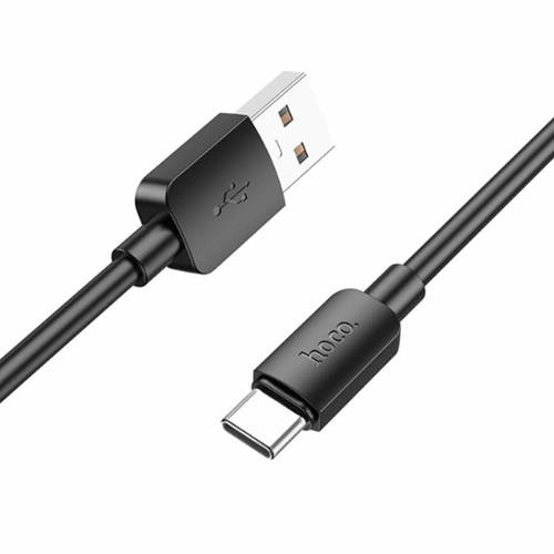 Кабель USB - Type-C HOCO X96 пвх черный круглый 0,25 м. 100W