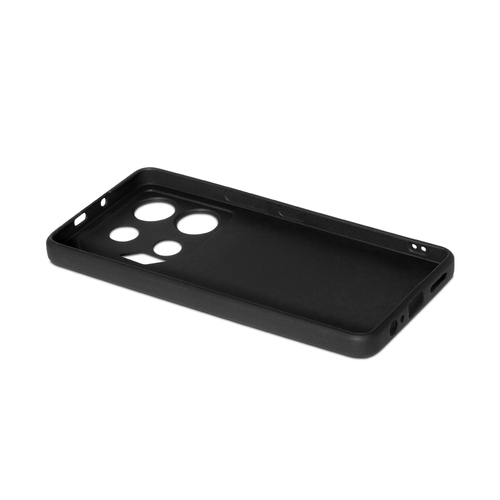 Накладка Infinix GT 10 Pro черный матовый силикон DF Однотонный - 3