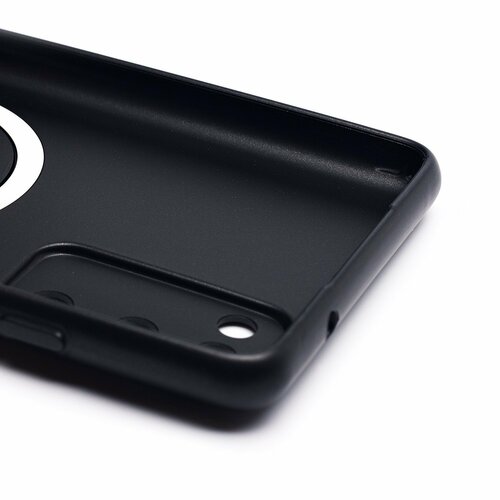 Накладка Samsung S20 FE черный матовый со стеклами на камере силикон SafeMag - 6