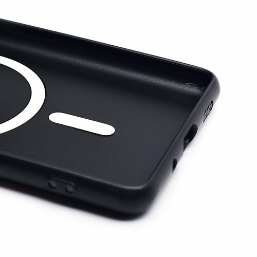 Накладка Samsung S20 FE черный матовый со стеклами на камере силикон SafeMag - 7