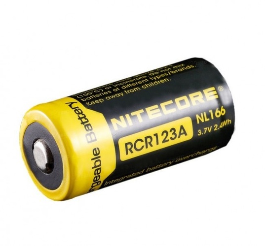Аккумуляторы Nitecore CR123 650mAh Li-Ion