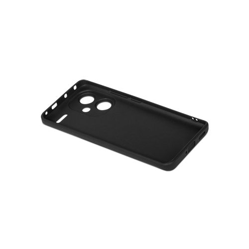 Накладка Xiaomi Redmi Note 13 Pro Plus черный матовый силикон DF Однотонный - 3