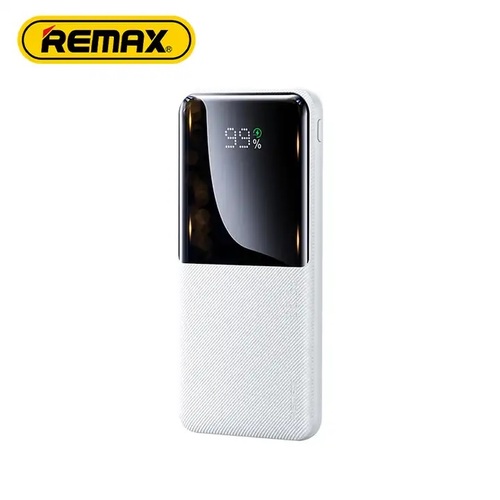 Внешний аккумулятор 10000 mAh REMAX RPP-622 2USB+Type-C белый LED дисплей