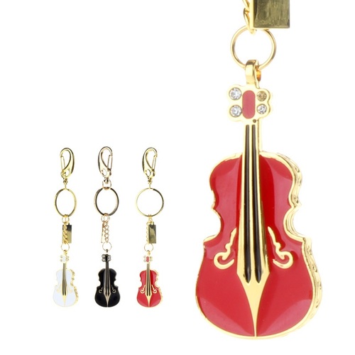 Брелок Виолончель стразы