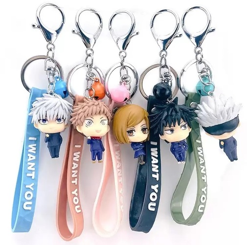 Брелок Фигурка Анимэ с ремешком силикон