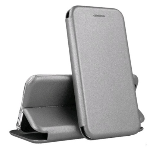 Чехол-книжка Huawei Honor 90 Lite серый горизонтальный Fashion Case - 3