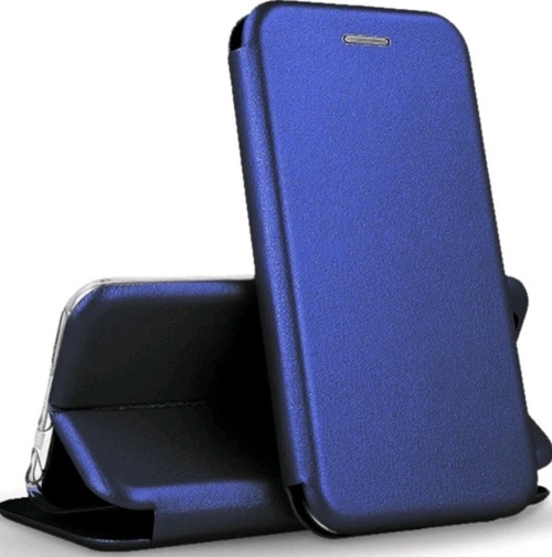 Чехол-книжка Realme C51/C53/Narzo N53/Note 50 темно-синий горизонтальный Fashion Case - 3