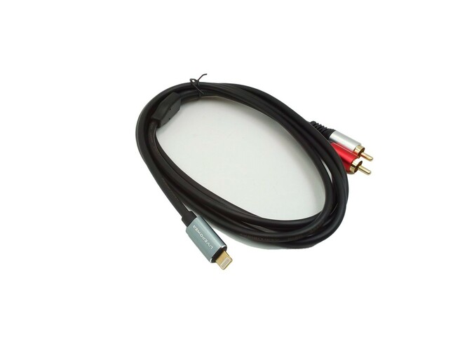 Кабель 8 pin Lightning - 2 RCA No brand H266 1,8 м.