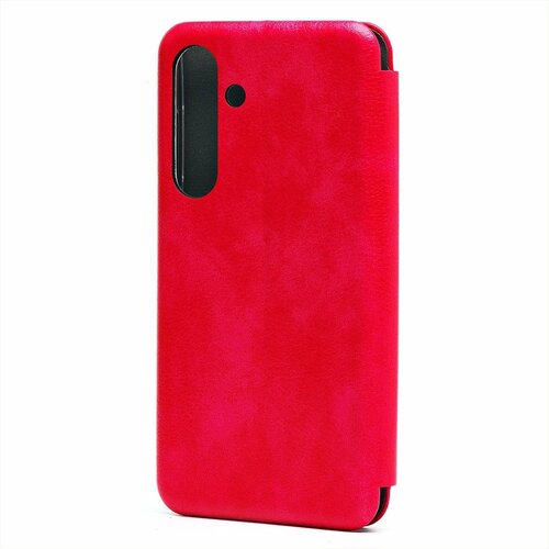 Чехол-книжка Samsung S24 Plus малиновый горизонтальный Nice Case - 4