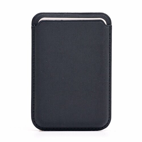 Визитница для пластиковых карт темно-синий под кожу FineW SafeMag