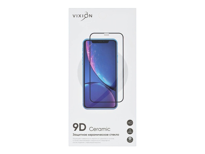 Защитное стекло Xiaomi Mi11T/Mi11T Pro черный Ceramic Vixion - 2