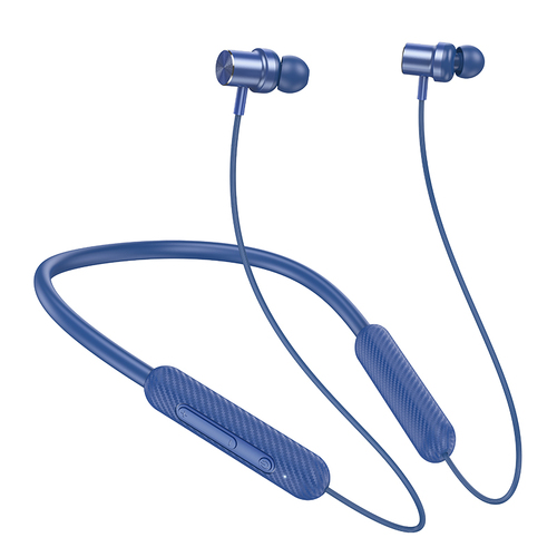 Наушники HOCO ES70 вакуумные, Bluetooth, микрофон, для спорта, синий - 2