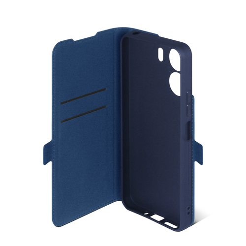 Чехол-книжка Xiaomi Poco C65/Redmi 13C синий горизонтальный DF - 3