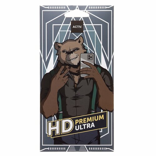 Защитное стекло Vivo Y36 4G черный 3D Activ - 2