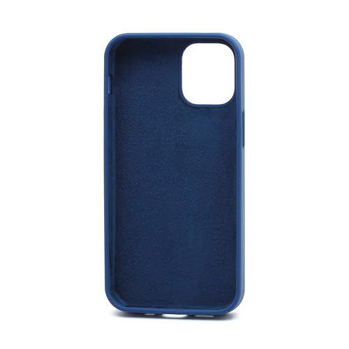 Накладка Apple iPhone 12 mini синий Silicone Case Full без лого - 2