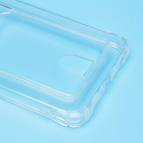 Накладка Samsung A05s прозрачный с визитницей и защитой камеры силикон Противоударный - 4