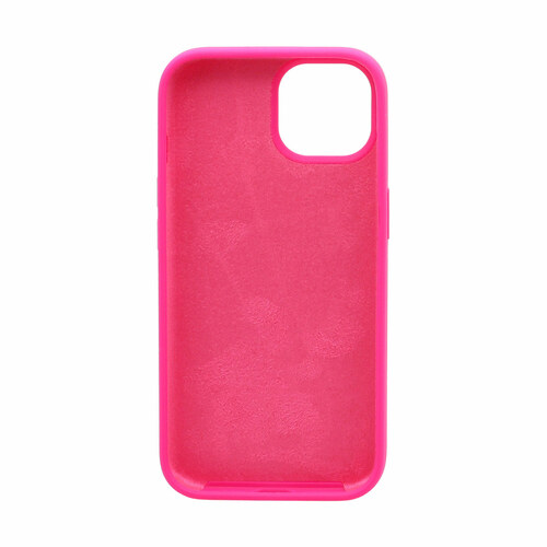 Накладка Apple iPhone 15 ярко-розовый Silicone Case Full без лого - 2