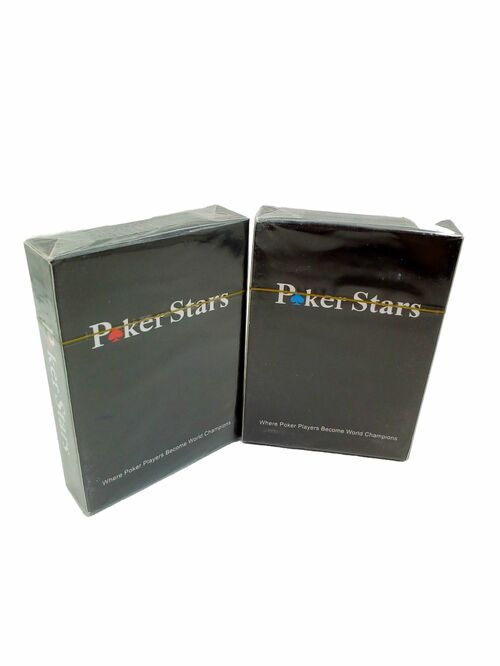 Карты игральные Poker Stars 54к пластик
