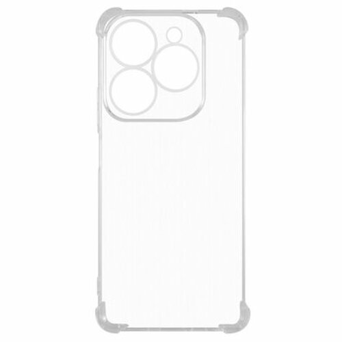 Накладка Infinix Hot 40i/Smart 8/Tecno Pop 8/Spark 20/20C/G0 2024 прозрачный Антишок силикон iBox Crystal