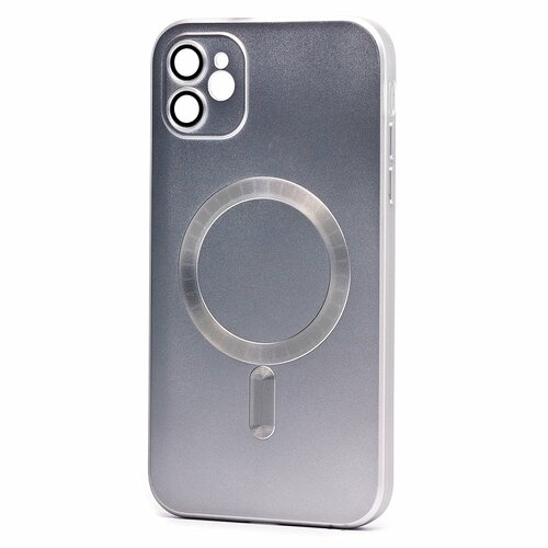 Накладка Apple iPhone 15 Pro Max титан матовый со стеклами на камере силикон SafeMag - 2