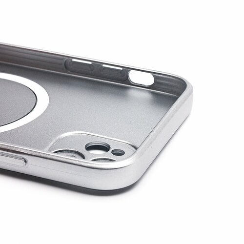 Накладка Apple iPhone 15 Pro Max титан матовый со стеклами на камере силикон SafeMag - 6