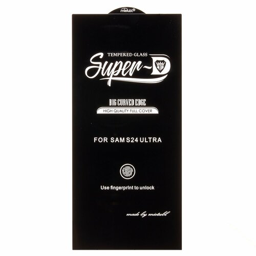 Защитное стекло Samsung S24 Ultra черный FullGlue Brera