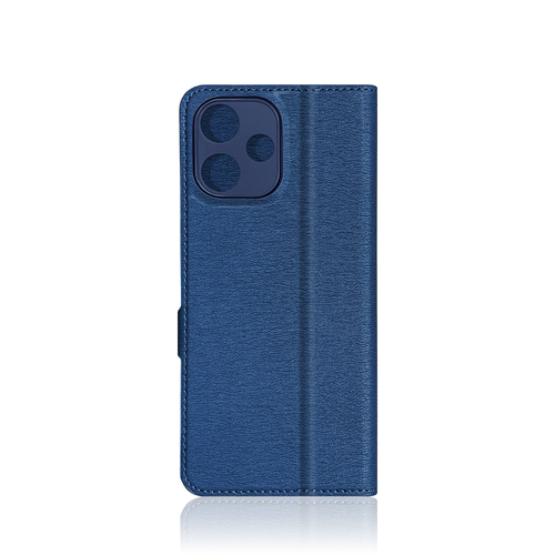Чехол-книжка Xiaomi Poco M6 Pro 5G/Redmi 12 5G/Note 12R синий горизонтальный DF - 2