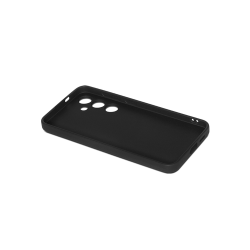 Накладка Samsung S24 Plus черный матовый силикон DF Однотонный - 3