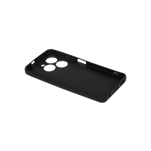 Накладка Tecno Spark 20 Pro черный матовый силикон DF - 3